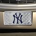 New York Yankees Diamond Metal License Plate