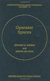 Operator Spaces (London Mathematical Society Monographs)