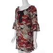 Funky People Bell Cuff Printed Blouse