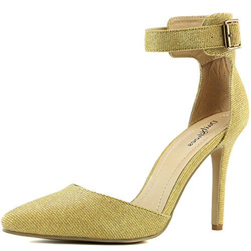 Women s Pointed Toe Ankle Buckle Strap Evening Party Dress Casual Sandal Shoes 10