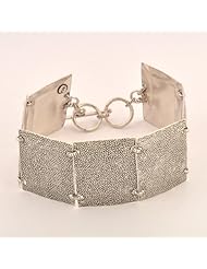 .925 Sterling Silver Oxidized Bracelet Bangle Designer Handmade Jewelry