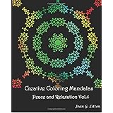 creative coloring mandalas peace and relaxation vol4 a calming mandalas coloring book for adults art therapy