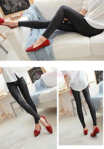 New Fashion Korean Style Lady Women's Slim Artificial Leather Skinny Pencil Leggings