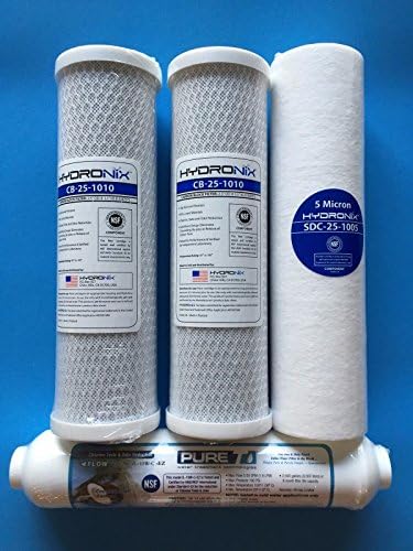 GREAT TAHOE GTS-550-USA RO 5 STAGE REVERSE OSMOSIS SEMI ANNUAL REPLACEMENT FILTER PACK NSF CERTIFIED