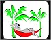 Decorated Mouse Pad with australia, hammock, bear, sleeping, koala