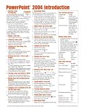 Mac PowerPoint 2004 Introduction Quick Reference Guide (Cheat Sheet of Instructions, Tips & Shortcuts - Laminated)