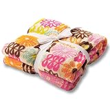 Snuggle up with our Super Soft Fun Flower Cozy Fleece