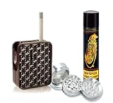 Iolite Wispr Expresso Brown Vaporizer Combo- Free Vector Butane & Four Piece Metal Grinder