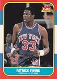 Patrick Ewing 1986-87 Fleer Basketball Rookie Card (New York Knicks)