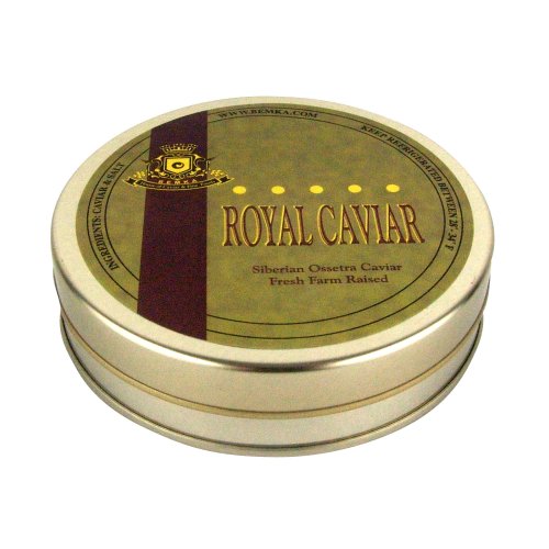 Bemka.com Siberian Ossetra Crown Farmed Caviar, 2008, 1 pound Tins by Bemka.com