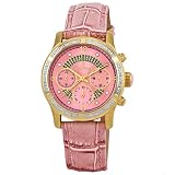 Just Bling Womens JB 6237 I Venus Gold Pink Designer Leather Diamond Watch 51lKEqBVF5L. SL160 Just Bling Womens JB 6237 I Venus Gold Pink Designer Leather Diamond Watch