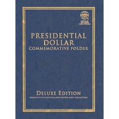 Presidential Dollar Commemorative Folder: Complete Philadelphia and Denver Mint Collection (Official Whitman Coin Folder)