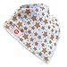 Zippy Fun Baby and Toddler Bandana Bib - Absorbent 100% Cotton Front Drool Bibs with Adjustable Snaps (4 Pack Gift Set) Boys Cute