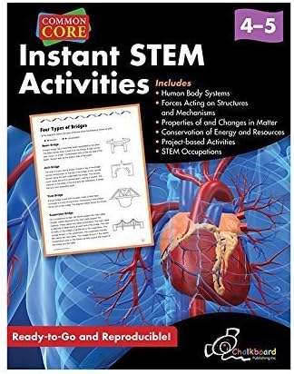 Instant STEM Activities - Grades 4 &amp; 5 - Common Core Standards by CHALKBOARD PUBLISHING