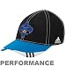 adidas New Orleans Hornets Black-Light Blue Official On Court Performance Flex Fit Hat