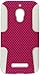 Eagle Cell Alcatel One Touch Fierce Hybrid TPU Mesh Case - Retail Packaging - White/Hot Pink