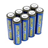 8-Pack Long-Lasting 2200mAh HYBRID AA Ni-MH Rechargeable Batteries w/ Latest Hybrid Technology