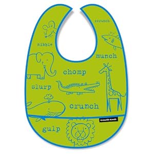 Crocodile Creek Animals Eat Bib