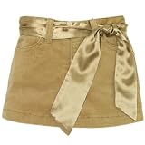 glitter cord skort