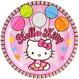 Amscan Hello Kitty Balloon Dreams 9" Paper Plates