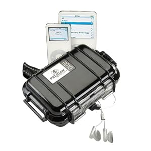 Pelican Waterproof Case for iPod nano ,iPod shuffle,iPod classic- i1010 