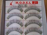 Model 21 False High End Eyelashes No. 6 or 132 10 Pairs