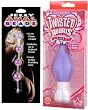 Purple Diamond Vibrator and Jelly Thai Anal Beads Adult Sex Toy Kit