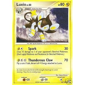 Pokemon Diamond & Pearl Legends Awakened Single Card Luxio #62 Uncommon