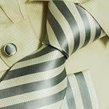 Grey striped neck ties boyfriends presents Off-White mens accessories silk neck ties handkerchiefs set H6054