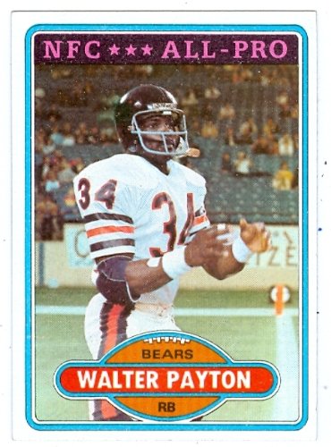 Walter Payton football card 1980 Topps #160 (Chicago Bears)