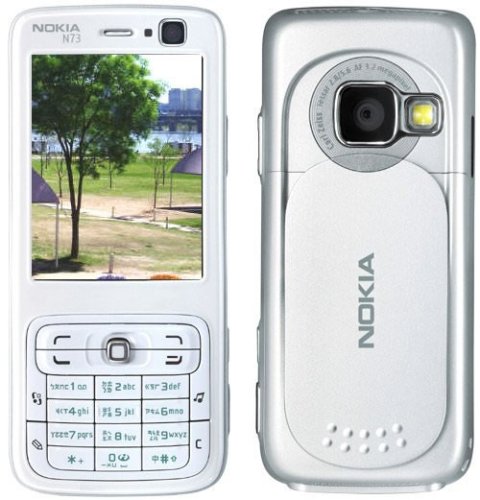 Nokia N73 White Unlocked 3G Mobile Phone ** 3.2 MP Camera ** T-Mobile Boxed