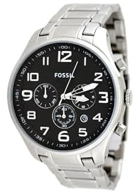 Fossil #FS4513 Men's Analog Black Dial Chronograph Watch