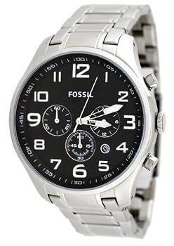 Fossil #FS4513 Men's Analog Black Dial Chronograph Watch