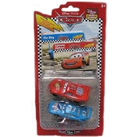 Disney Pixar Cars Lightning McQueen & King Collector's Die-Cast Car Set