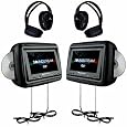 Soundstream VHD9BK Headrest with DVD (Black)