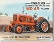Allis Chalmers - WD45 Metal Tin Sign 16"W x 12.5"H