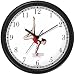 Balance Beam No.1 Women's Gymnastics Theme Wall Clock by WatchBuddy Timepieces (Black Frame)