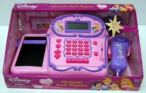Childrens Toyshop  Toys : Disney Princess Electronic Cash Register