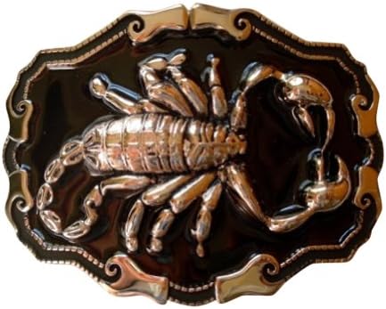 JK Trading Men's Western Scorpion Belt Buckle
