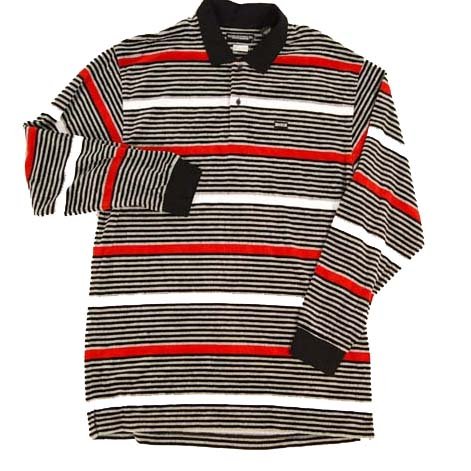 Buy Enyce Long Sleeve Striped Polo Shirt