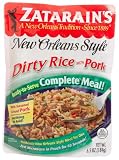 Zatarain's Dirty Rice With Pork, Ready To Serve, 6.5-Ounce Pouches (Pack of 12)