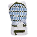Bask Home Hooded Towel & Washcloth Set - Clover Blue