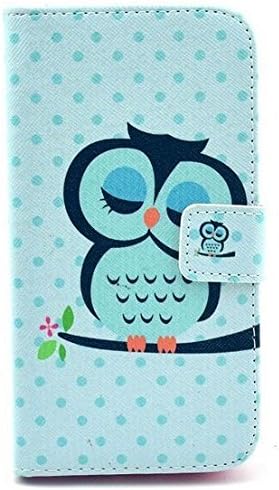 Lurashop Luxury Cute Wallet Case Lg G2 D802 Wallet Case with Built-in Card Slots &amp; Stand Flip Leather Protective Wallet Case Cover for Lg G2 D802 (sleeping owl)