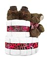Mink Couture Baby 2 Tier Deluxe Diaper Cake
