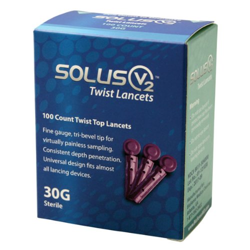 Solus V2 50 Test Strips for Audible Blood Glucose Management system