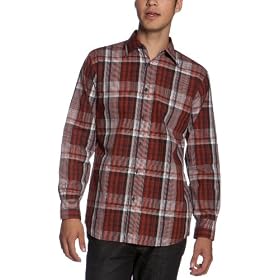 Claiborne by John Bartlett Mens Gingham Plaid Woven Shirt