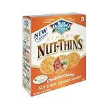 Blue Diamond Almond Nut-Thins Cracker Snacks, Cheddar Cheese, 4.25-Ounce Boxes (Pack of 12)
