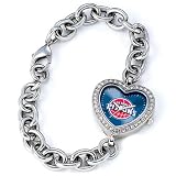 Detroit Pistons NBA Ladies Heart Series" Watch"
