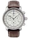 Zeppelin Herrenarmbanduhr Special Edition 100 Jahre Zeppelin Chronograph Alarm 12-Stunden-Stoppfunktion Quarz weiß 7680-1