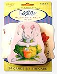 Easter Bunny Playing Cards in Tin Case